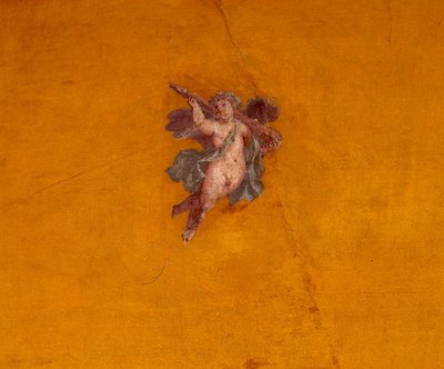 Fragment of Wall Painting with a Flying Eros by Unbekannt Unbekannt